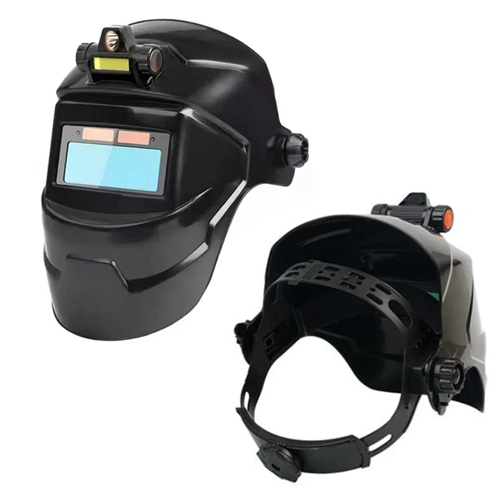 Welding Helmet with Head Flashlight