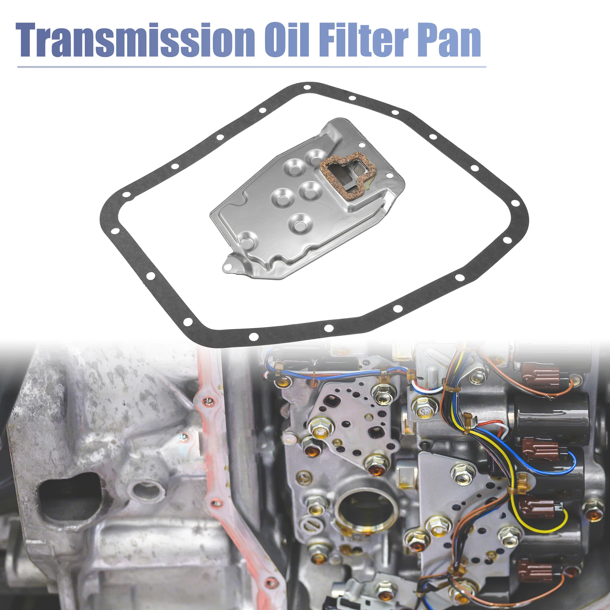 UXCELL 88972067 3533012040 변속기 필터 오일 팬 가스켓 키트, Toyota Corolla 2003-2008, Toyota Matrix A/T Base용
