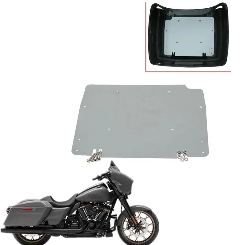 

For Harley Touring Tour Pak Road King Electra Street Glide FLHRC 2014-2022 2018 Motorcycle Parts Trunk Metal Base Plate