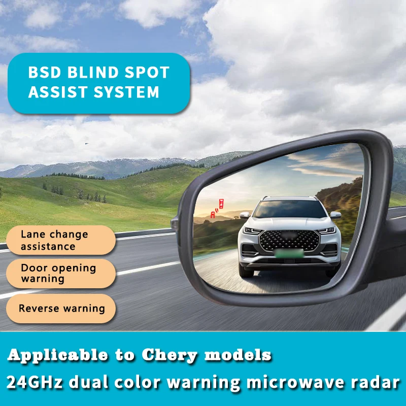 

For Chery Tiggo 7 Tiggo 8 Fulwin Arrizo8 mirror Car Blind Spot Detection System BSD BSM BSA Parking Sensor Lane Change Assist