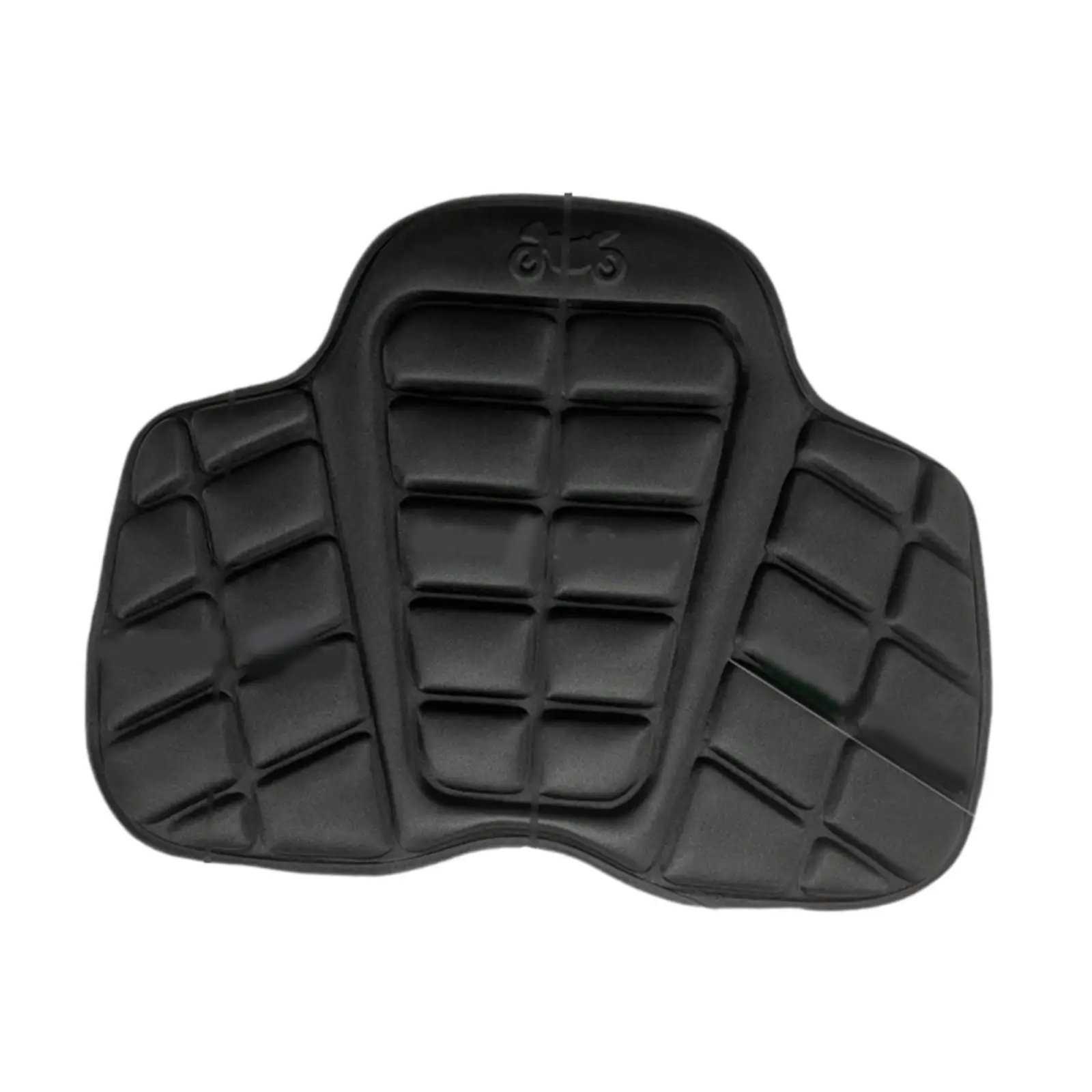 Generic Motorcycle Seat Cushion 3D Sturdy Comfortable Black Seat Pad Shock