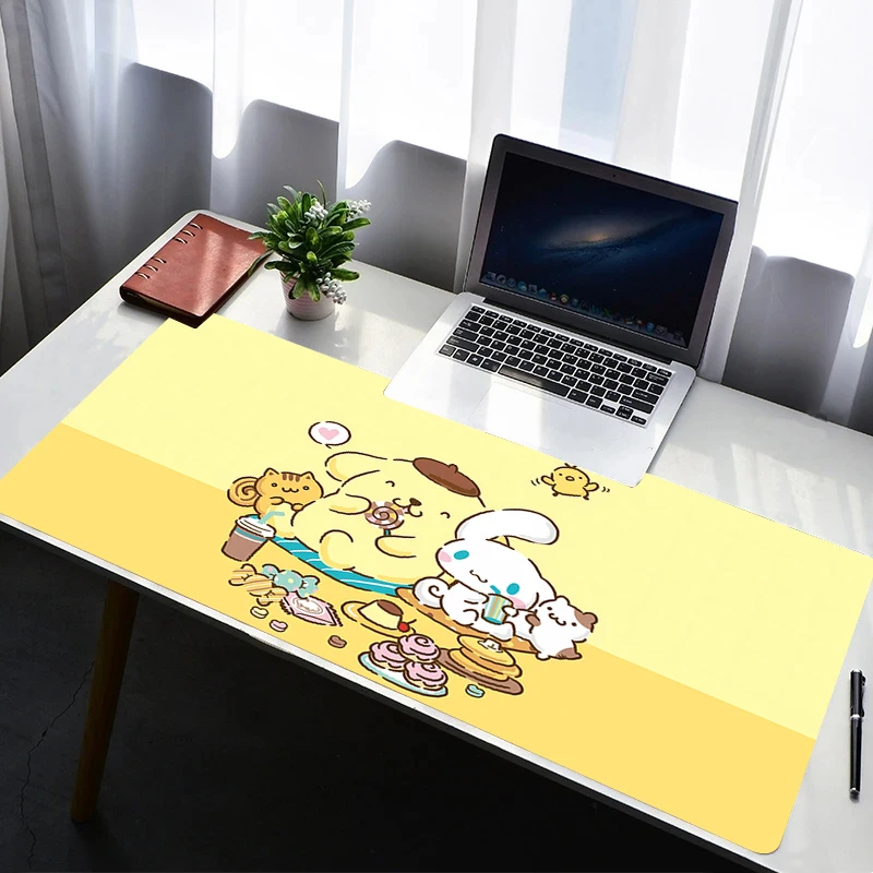 Mouse Pad PC Non Slip Rubber HD Mousepad Laptop P-pompompurin Gamer Cabinet Keyboard Pad Office Computer Gaming Desk Mouse Mat