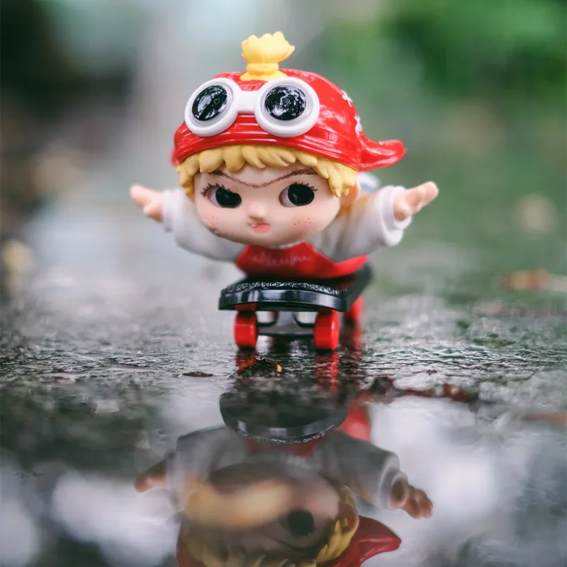 Caja ciega de vinilo de la serie Wakuku de reunión infantil, bonito dibujo animado, juego de moda sorpresa, adorno de escritorio de mano, juguete, caja ciega de regalo