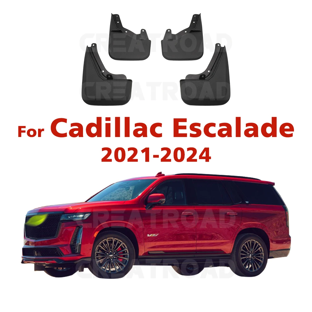 Car Mud Flaps For  Cadillac Escalade 2021 2022 2023 2024  Fender Mudguard Mud Flaps Guard Splash Flap Mudguards Car Accessories