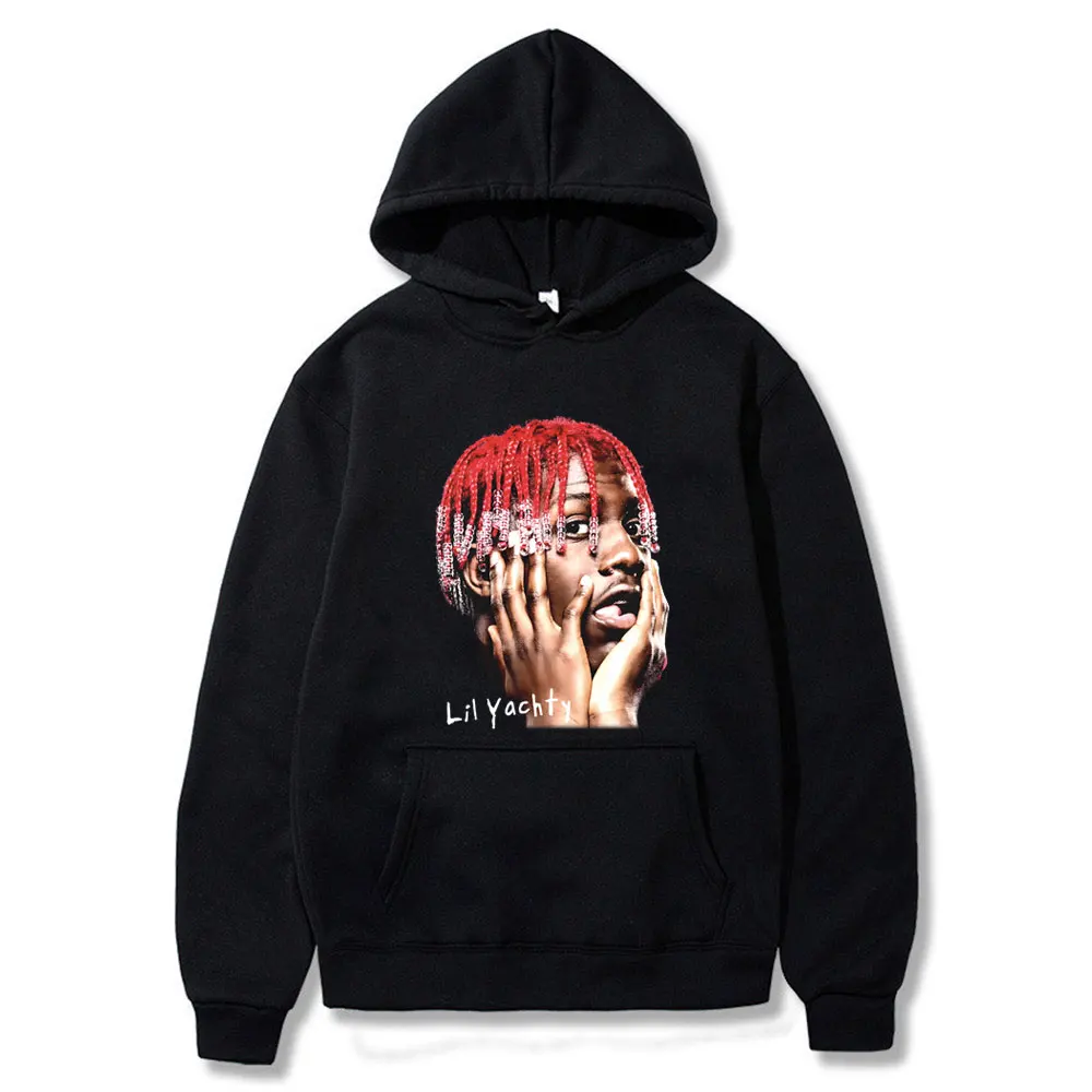 

Hot Sale Hip Hop Rapper Lil Yachty Graphic Hoodie Male Casual Fleece Cotton Pullover Tracksuit Men Women Fashion Vintage Hoodies