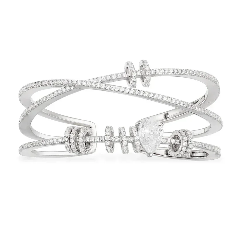 Li ki alta qualidade 925 prata esterlina maio 2023 novos brincos em forma de pêra moda jóias finas enviar amigos presentes