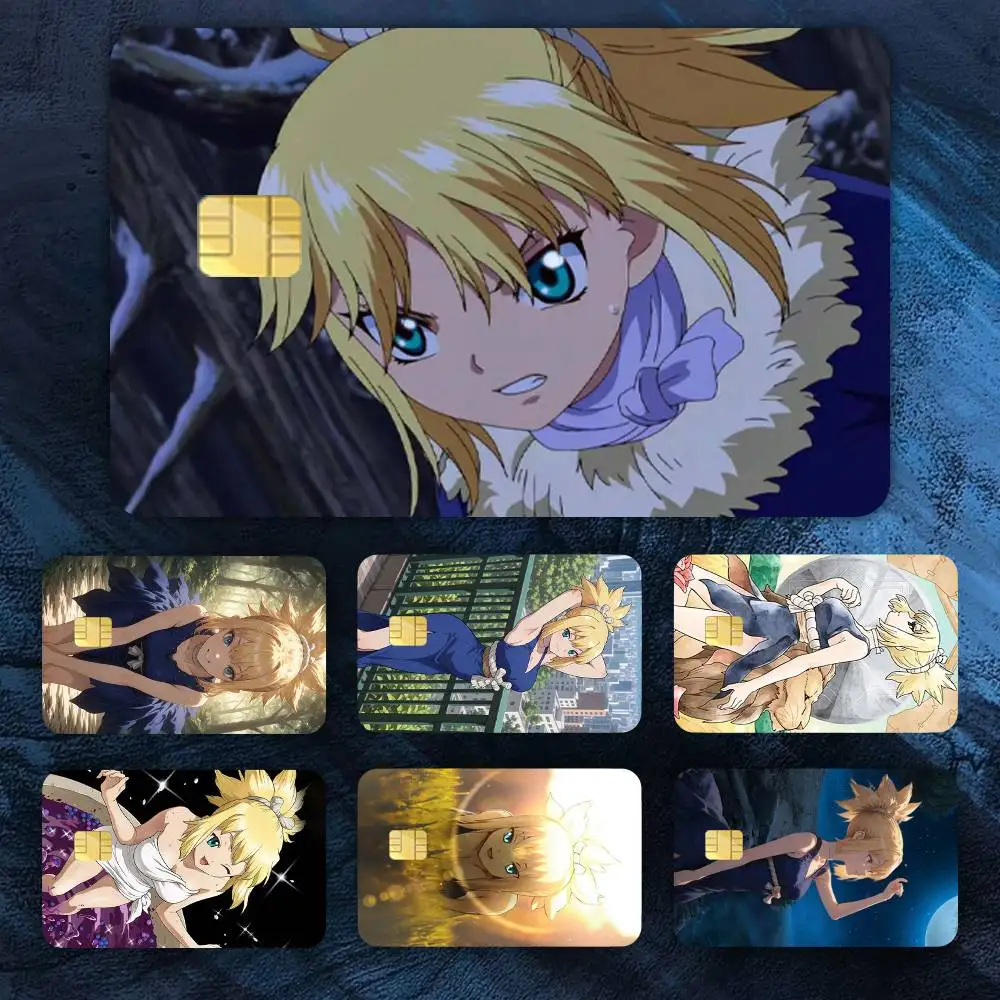 

Anime Dr STONE kohaku Credit Card HD Stickers Easy to replace, change card style anytime as you like