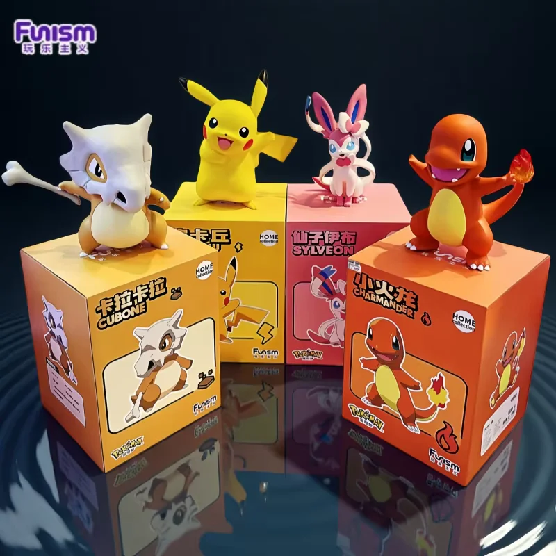 

Funism 44cm Genuine Pokemon Large Size Anime Figures Collectible Figurines Model Desktop Toy Birthday Gift For Anime Fans