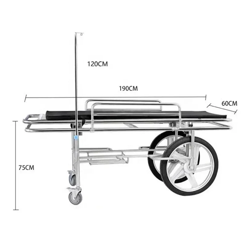 Wysuwane nosze ratunkowe ze stali nierdzewnej Lekkie i wygodne nosze ratunkowe na sprzedaż