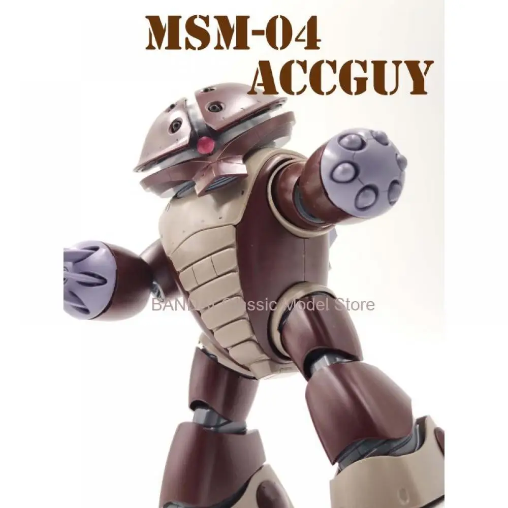Bandai Gundam Model Kit MSM-04 Acguy Action Figure Anime Gundam Collectible Toys for Kids Birthday Gifts