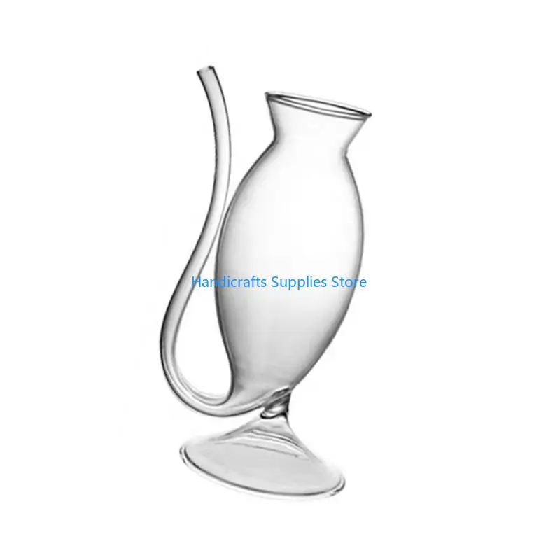 

R1WA Elegant Cocktails Glass Cocktails Straw Cup for Modern Lifestyle Enthusiasts