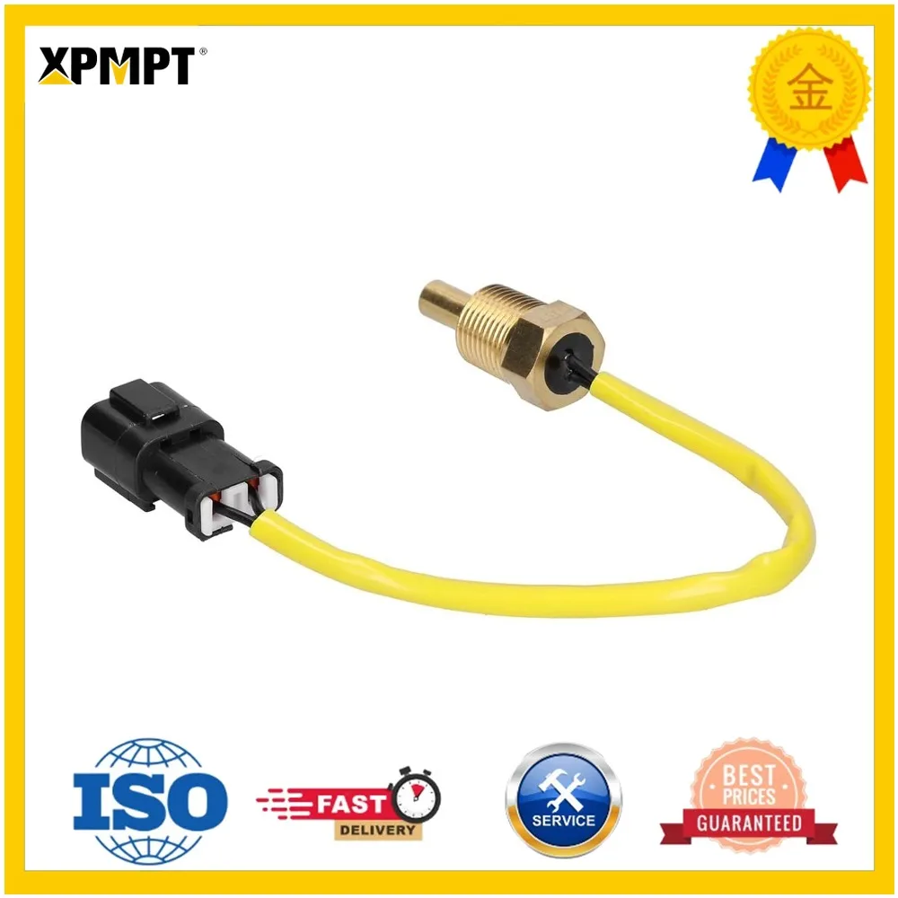 Water Temperature Sensor Engine Coolant Temp Excavator Accessory High Precision Durable Steel Shell for Komatsu PC2006 PC2206 OE