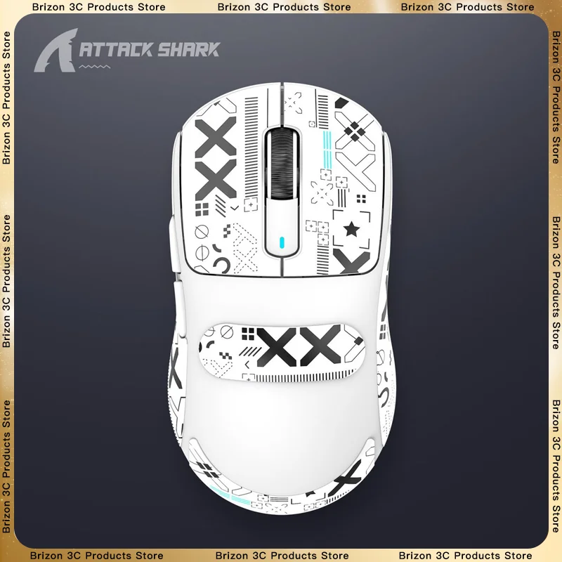

Attack Shark X3Pro PAW3395 Tri Mode 8K Bluetooth Wireless 59g Lightweight Esports Games PC Laptop Mouse Internet cafe mouse