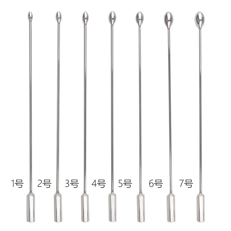 Cateteres de metal dilatador uretral plugue uretral masturbador masculino produtos sexuais pênis plug pênis inserções brinquedos sexuais para homem