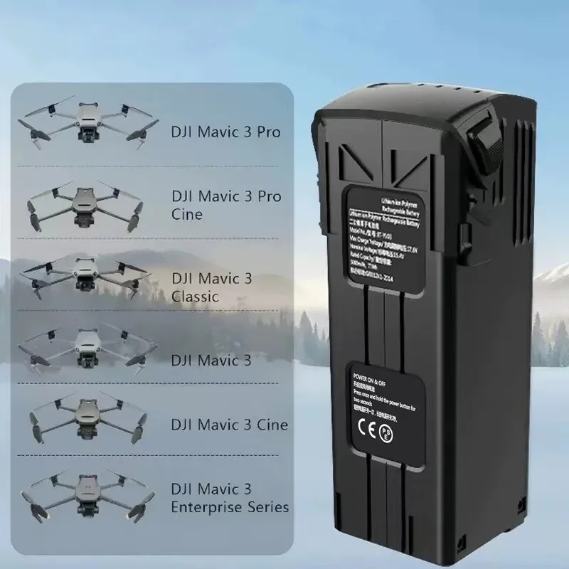 5000mAh for DJI Mavic 3/3 Pro/3 Pro Cine/3 Cine/3 Classic/3 Enterprise Series 3T 3E 3M UAV Drone Battery 65W Battery Manager