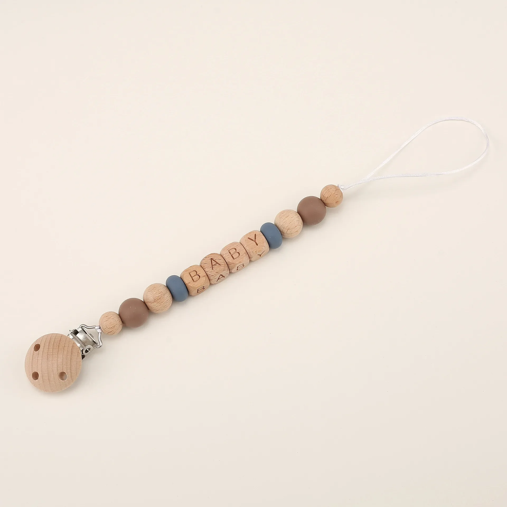 Ins Baby personal isierte Name Schnuller Clips Säugling Fütterung Nippel Dummy Halter Clip Ketten Zahnen Spielzeug Anti-Lost Schnuller Kette