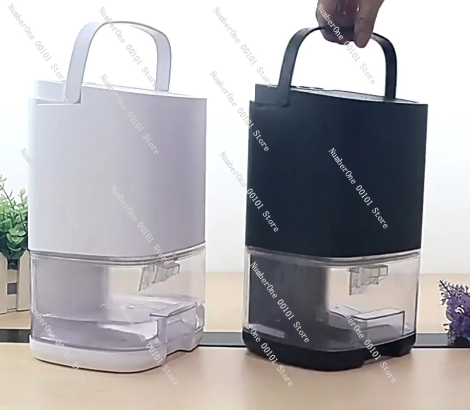 Household Dehumidifier, Small Quiet Moisture Absorber for Bathroom Dormitory Closet, Portable Dryer