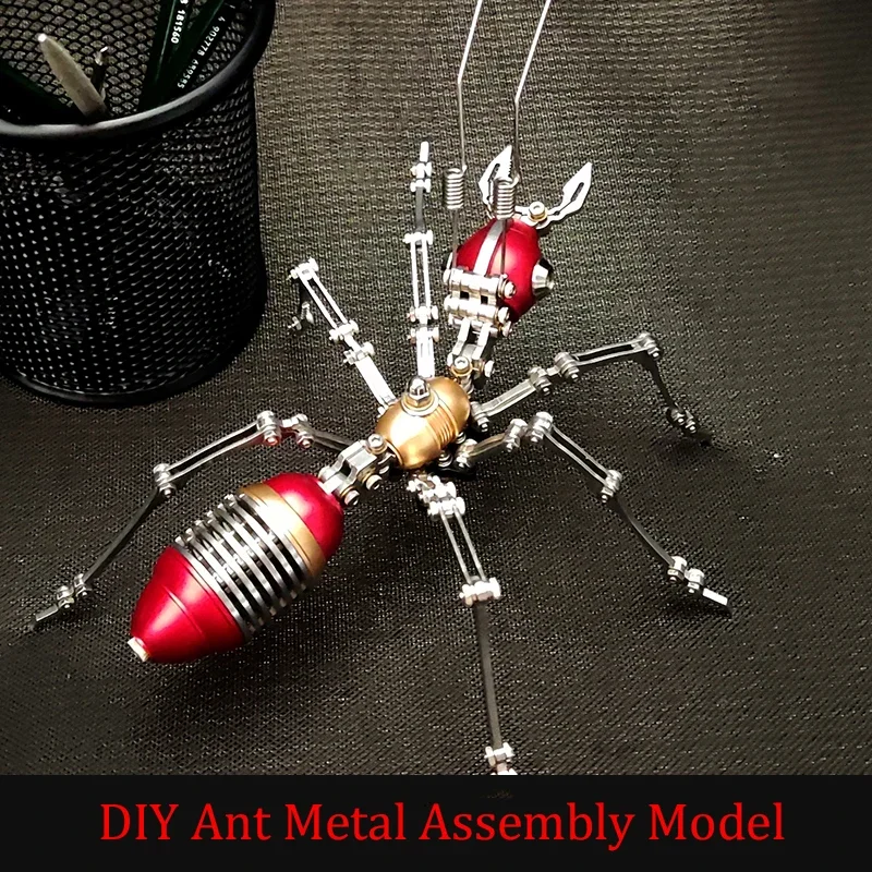 Mechanical Insect 3D Three-dimensional Ant Metal Assembly Model Diy Metal Toy Kit Birthday Gift Ornaments