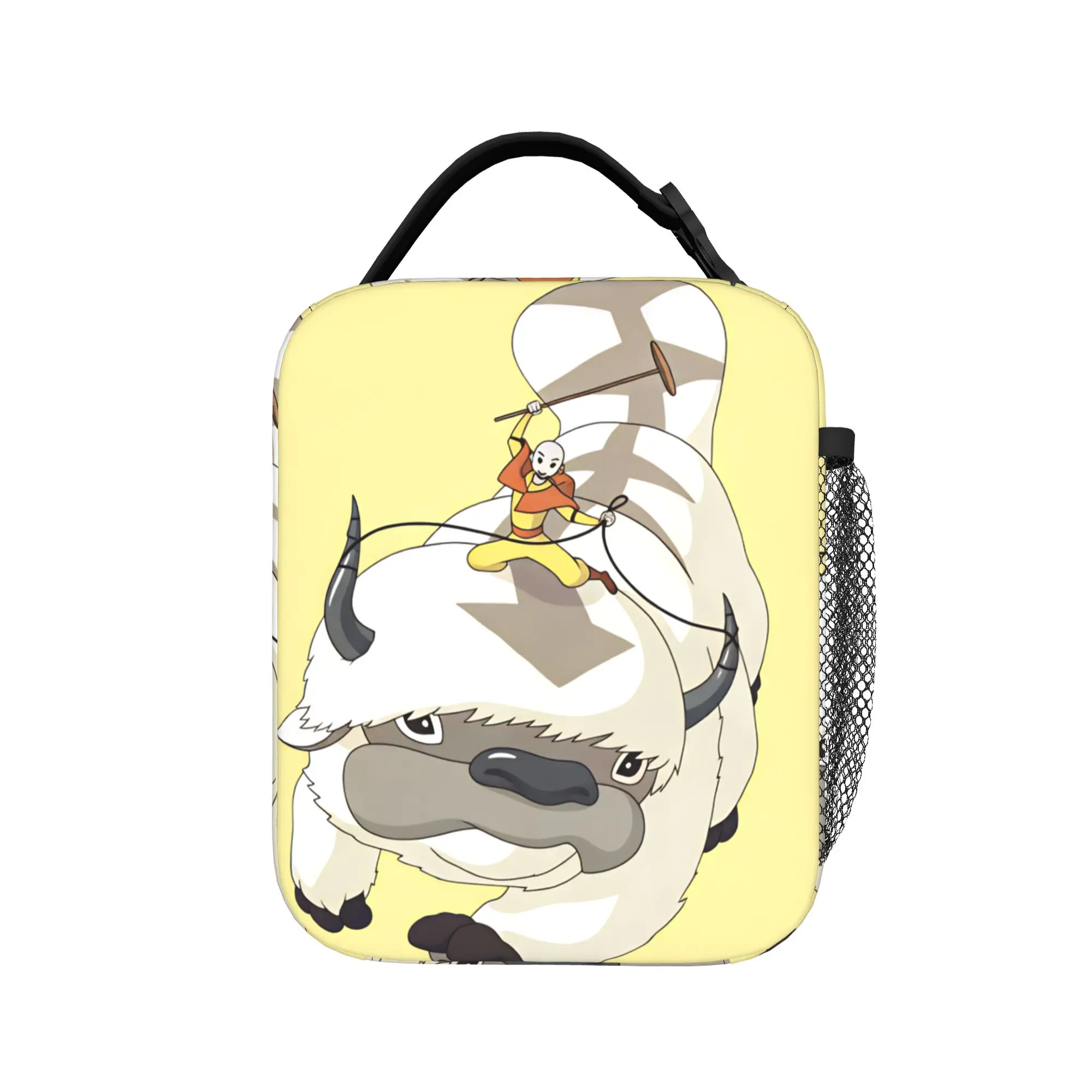 Avatar The Last Airbenders Lunch Bag For Women  Graphic Design Lunch  Travel Cooler Bag Portable Oxford Thermal Tote Handbags