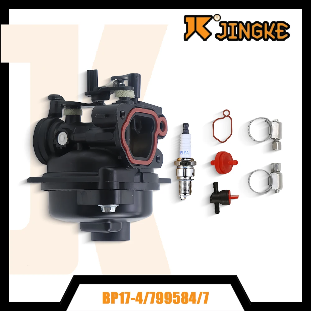 

125cc 140cc 4.5HP Carburetor Set For Briggs Stratton 799584 593261 595656 591160 300-550EX 591979 Lawn Mower Engine