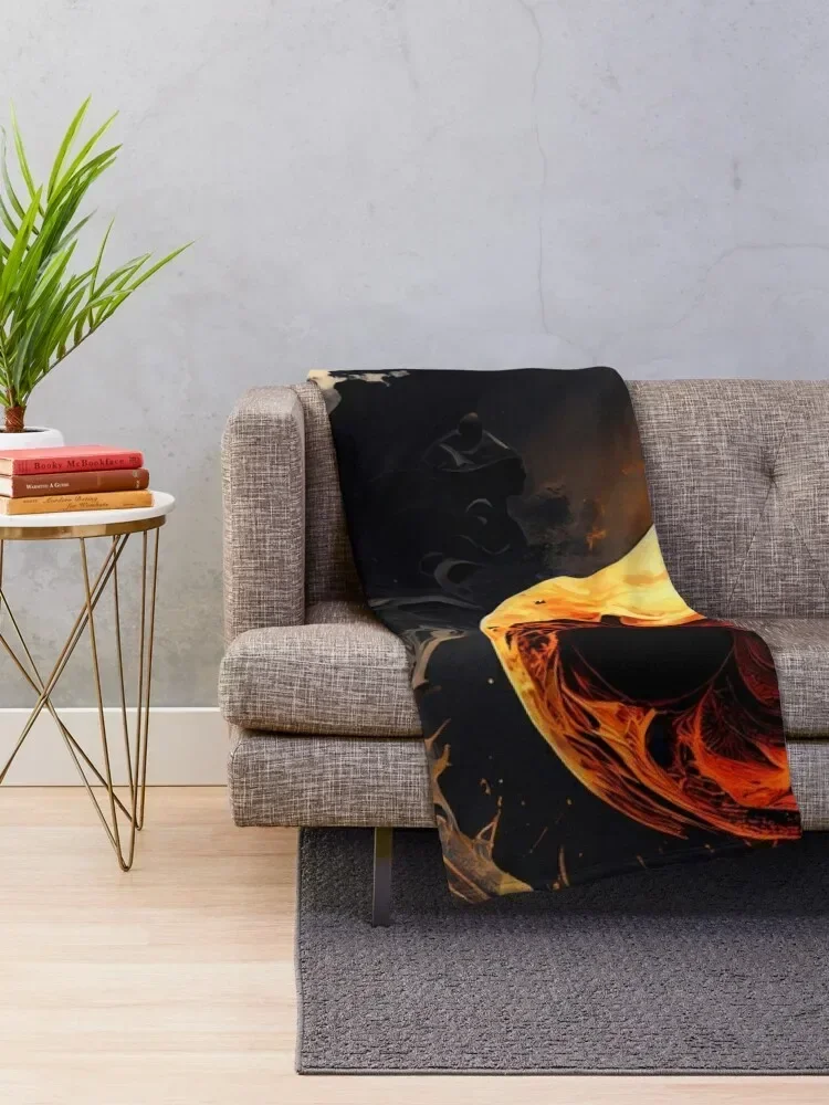 Yin Yang opposing forces Throw Blanket Luxury Designer Extra Large Throw Stuffeds Blankets