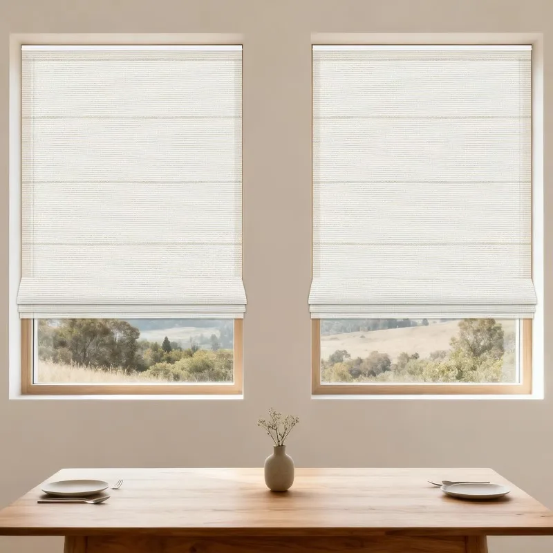 Window Hgh Quality No Drill Luxury Smart Home Decorate Electric Smart Blackout Motorized Roller Shades Roman Blinds for Window