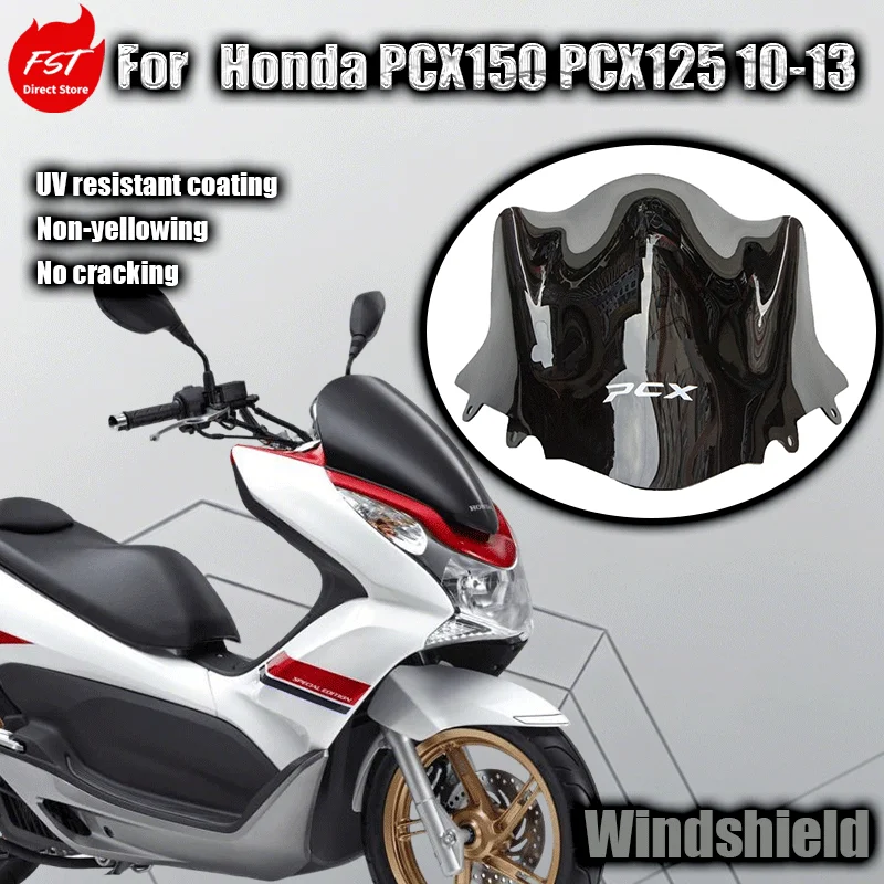 For Honda PCX150/PCX125 Modified 2010-2013 with Raised Windshield And Goggle Motorcycle Accessory