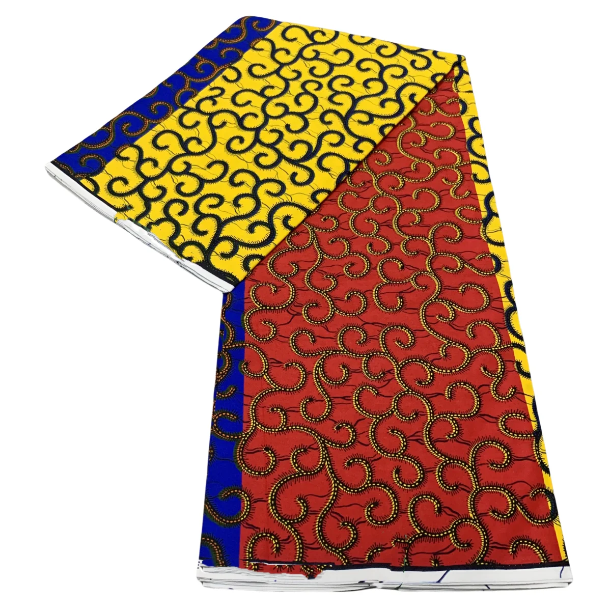 2024 Dutch African Wax Cotton Fabric For Sewing Dress Super Ankara Wax Printed Cotton Fabric 6 Yards For Party