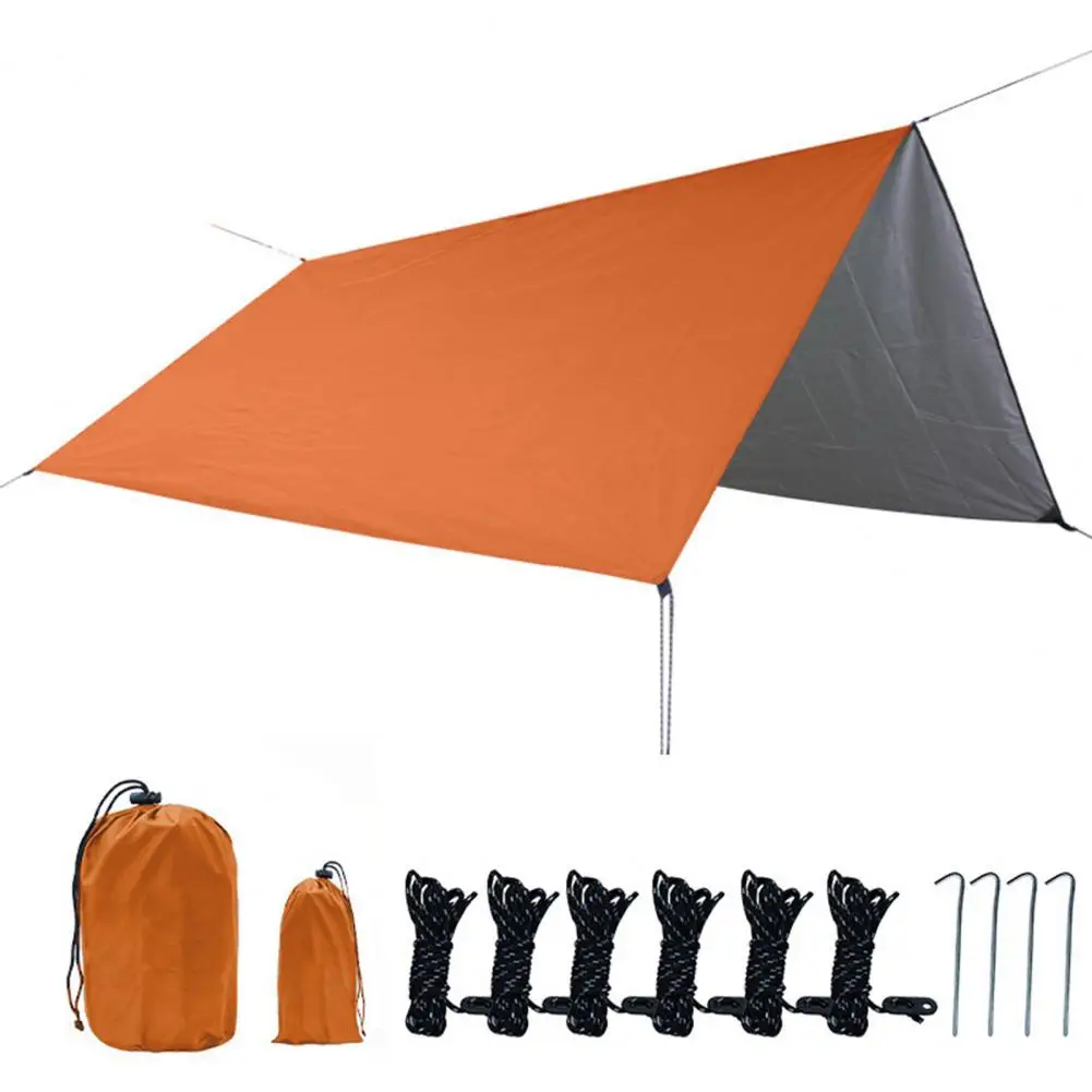 

Picnic Canopy 1 Set Portable Foldable Tear-resistant Square Canopy Camping Mat Camping Supply