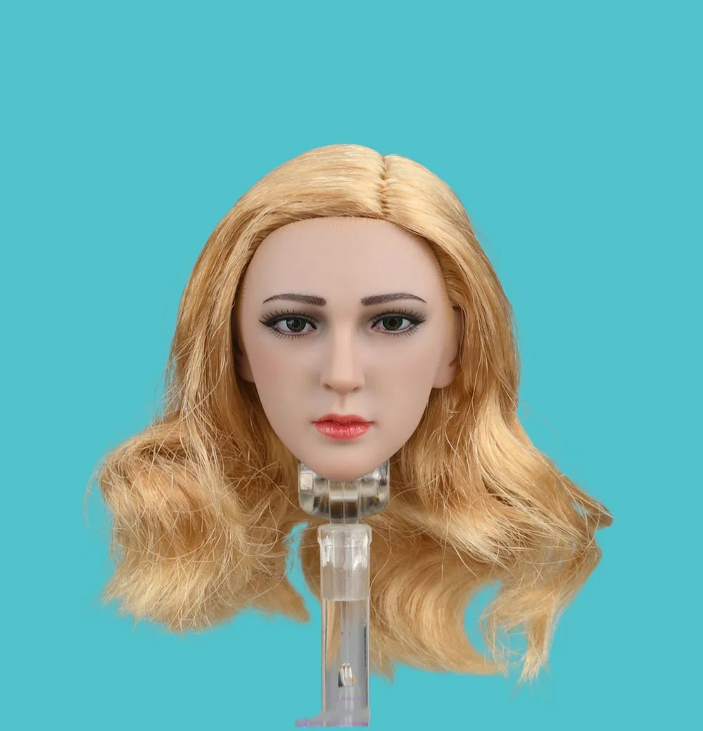 1/6 TBLeague PLLB2023-S53 Piękna Dziewczyna Opalona z Złotymi Włosami, Rzeźbiona Głowa Pasująca do Figurki Akcji 12" TBL PH DIY