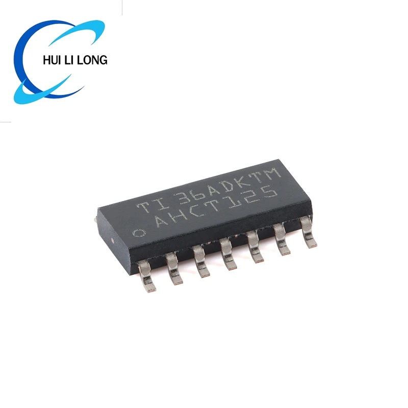 10pcs/2pc SN74AHCT125 SN74AHCT125DR 74AHCT125 74AHCT125D AHCT125 SOIC-14 Quad Bus Buffer Gate Chip IC Integrated Circuit SMD