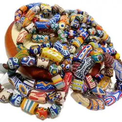 Ancient Lampwork Beaded Bracelets Stretch Colorful Beads for Girls BB-288