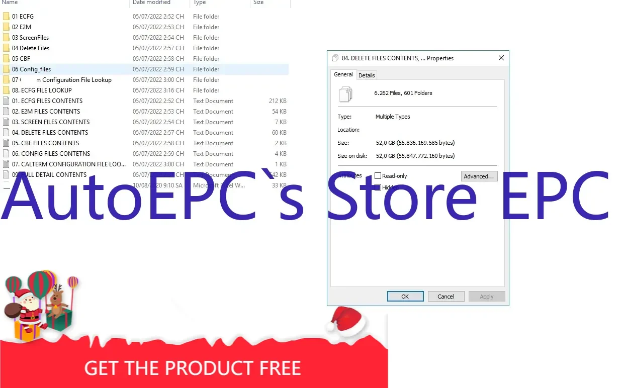 AutoEPC METAFILES 52GB ECFG E2M SCREEN CBF Config FILES Update 04.2022