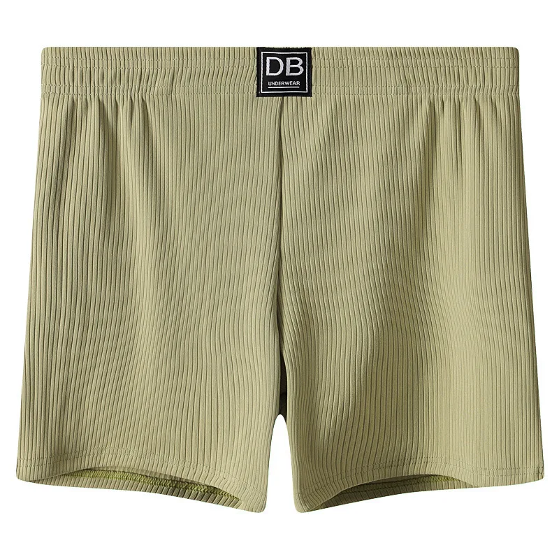 Mens Boxers Trunks Long Home Shorts Thin Breathable Threaded Underwear Bulge Pouch Boxer Knickers Underpants Arrow Panties