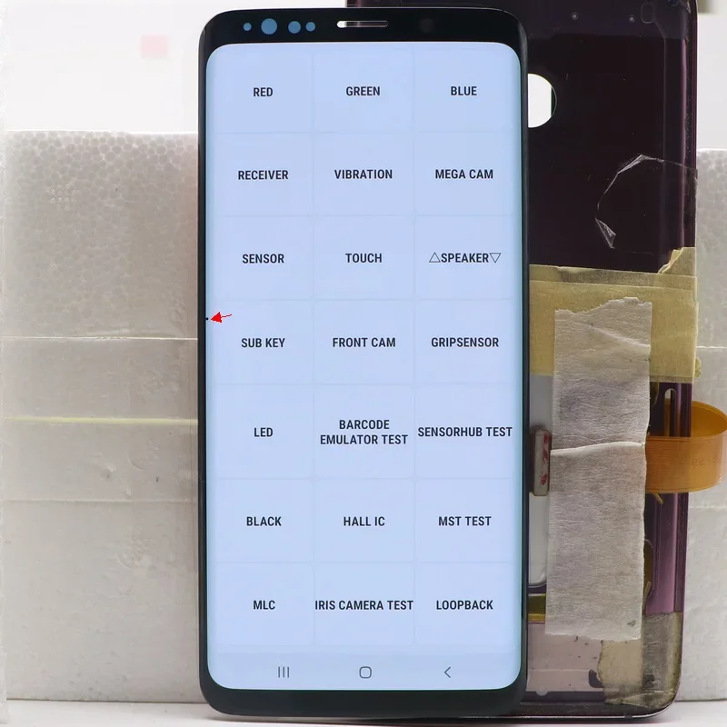 Imagem -03 - Amoled-lcd Substituição de Exibição com Moldura Digitalizador de Tela Sensível ao Toque para Samsung Galaxy s9 G960 G960n G960f G960u G960w