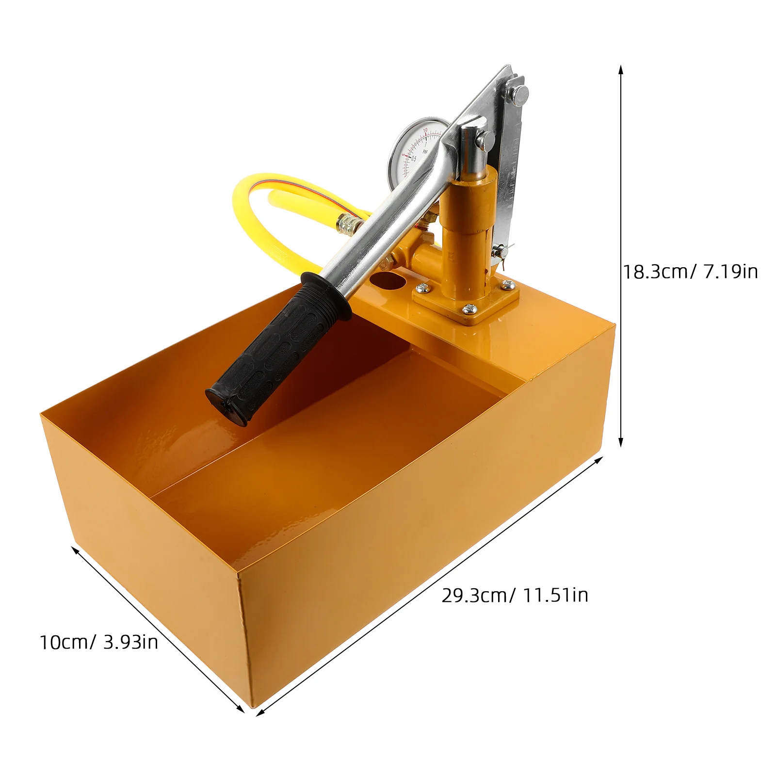 Manuelle Drucktestpumpe, hydrostatisch, 25 kg, verdicktes Aluminium, langlebiges Design für die Testung zuverlässiger Rohrleitungsbauen