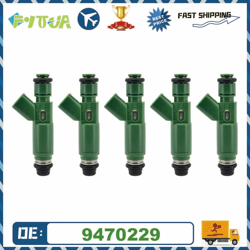 

5pcs Fuel injector 9470229 FJ668 852-12225 For Volvo 2001-2005 S60 2001-2007 V70 2.4L