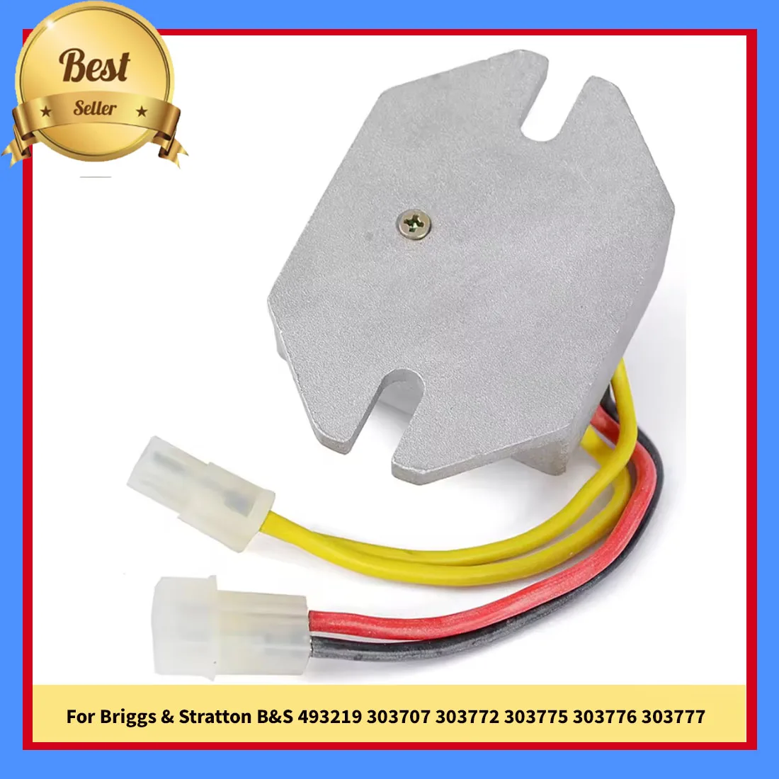 Motorrad-Spannungsregler-Gleichrichter für Briggs & Stratton B&S 493219 303707 303772 303775 303776 303777 Motorradteile – Detail 3