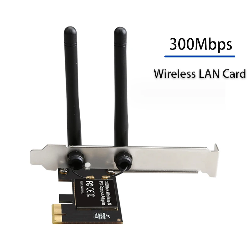 300Mbps PCIE Network Card Adapter wifi receiver Game PCIE Card Wireless Lan Card gaming adaptive Dual frequency gaming adaptive