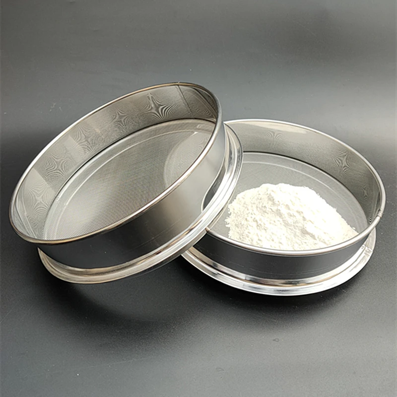 304 Stainless steel manual standard experimental sieve test sample sieve Pharmacopoeia sieve 25cm 180-325 mesh