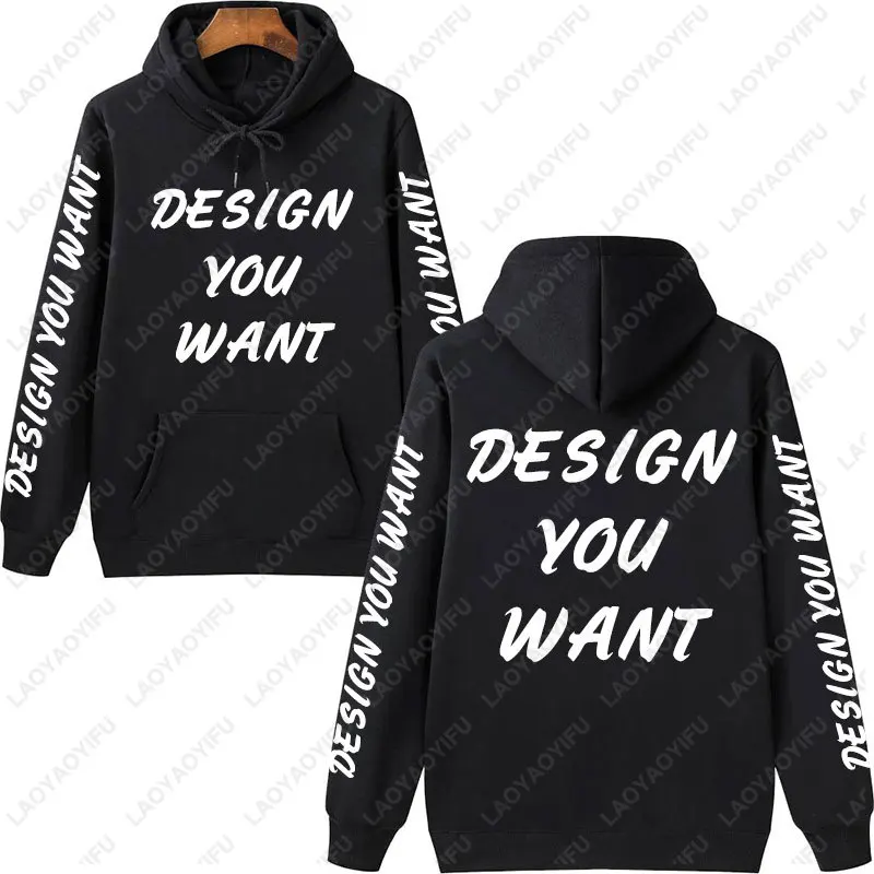 Customized Photo Personalized Hoodie Autumn Warming and Comfort Sweatshirt Uni Casual Custom Printed Text DIY Hoodie Fashion