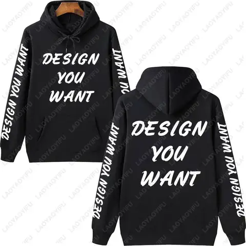 Customized Photo Personalized Hoodie Autumn Warming and Comfort Sweatshirt Unisex Casual Custom Printed Text DIY Hoodie Fashion