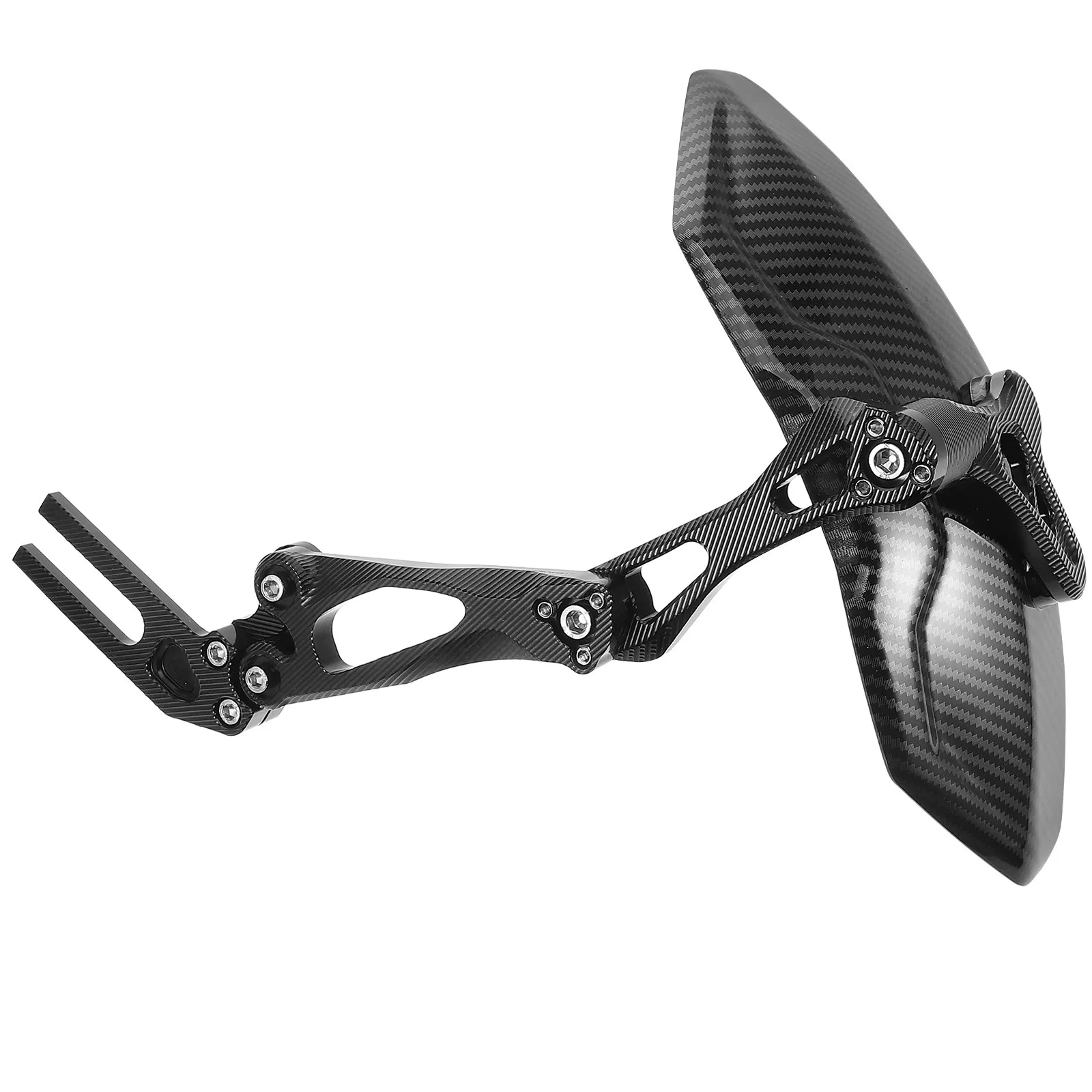 Motorcycle Rear Mudguard Long-Lasting Aluminum Alloy Rear Splash Guard Mud Flap Wheel Mudguard Motorcycle Protector