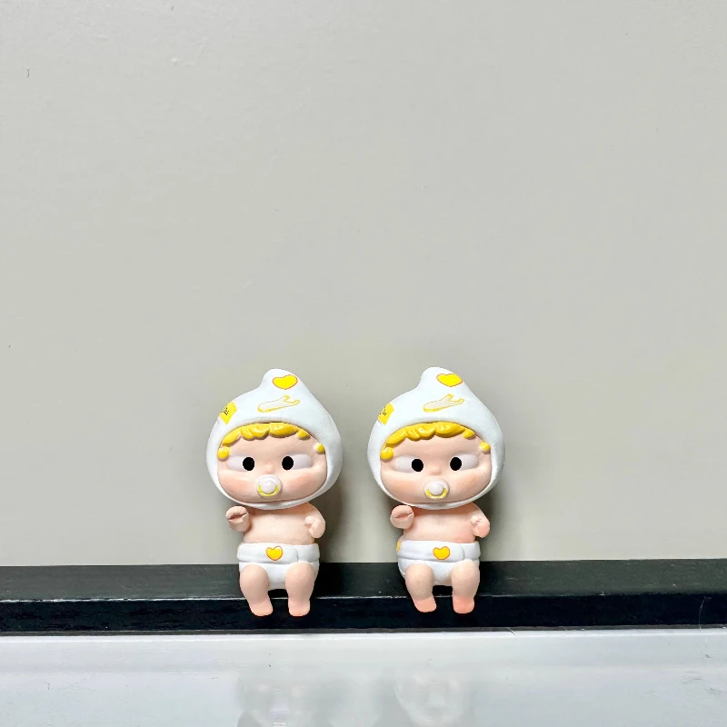 

Heyone White Pacifier Ozai DIY Custom Doll Kit - Kawaii Mengli Clay Figure Craft Set for Customization & Collection