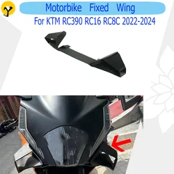 Ala fija de carenado para motocicleta, aletas aerodinámicas mejoradas y ABS de alta calidad, para KTM RC390, RC16, RC8C, 2024-2022, novedad de 2024