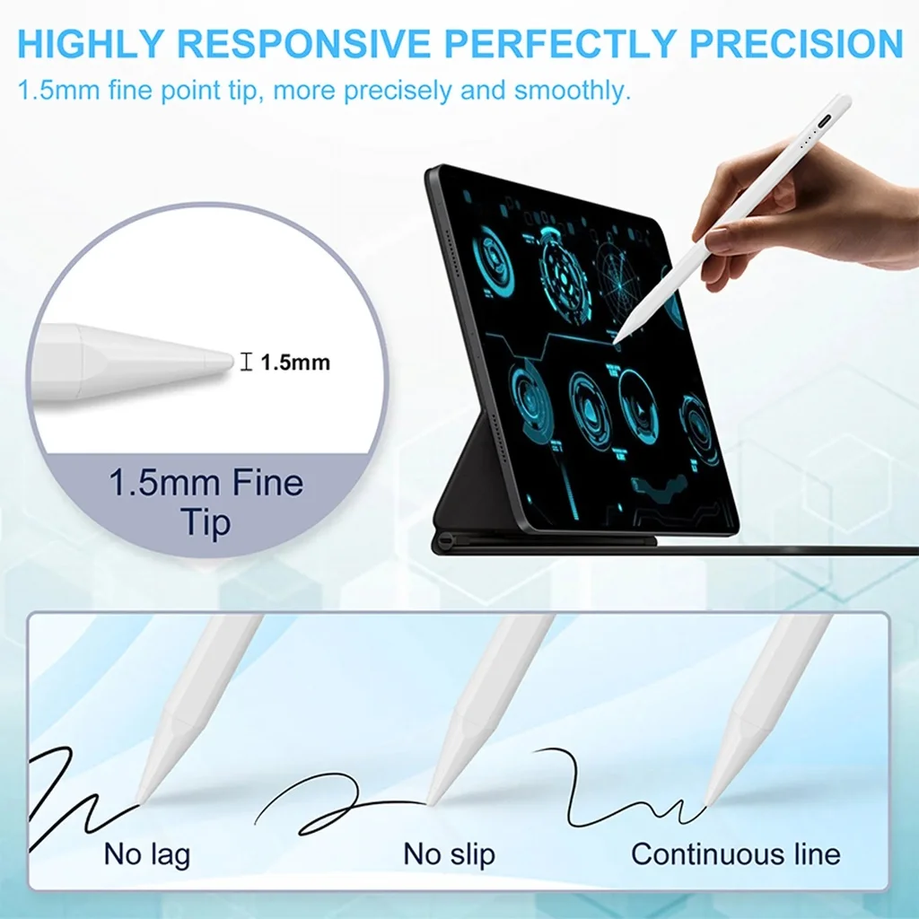 Capacitive Pen for Lenovo Tab Plus 2024 TB351FU 11.5 Inch K11 11 B11 Pro 12.7 2nd 2025 M10 Gen 3rd 10.1 P11 Pro 11.2 Tablet Pen