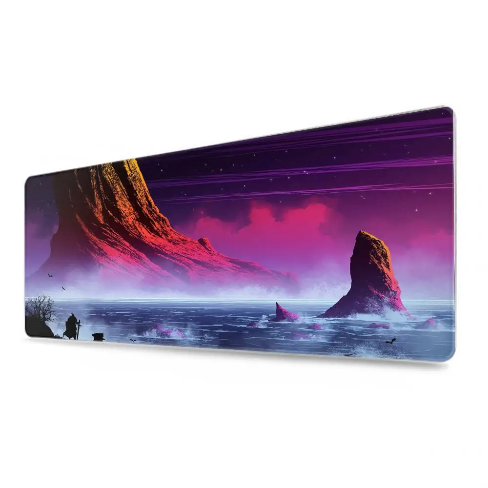 Art Valley Mouse Pad Game Accessories keyboard pad XXL large locking edge 900X400 mm table mat Gaming mousepad
