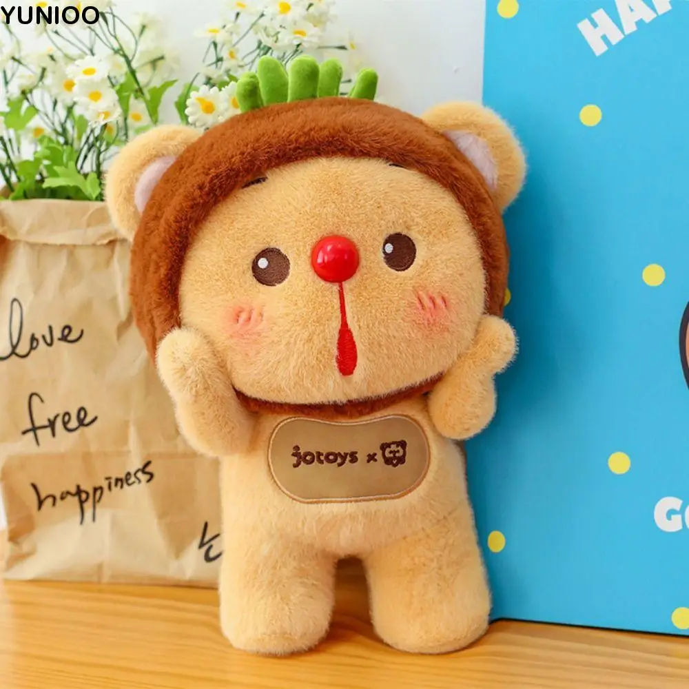 

Элого моделирования Bear Cub Fruit Плюшевая игрушка Забавный мягкий медведь Плюшевая подушка 35 см Реалистичная плюшевая кукла Bear Cub Fruit
