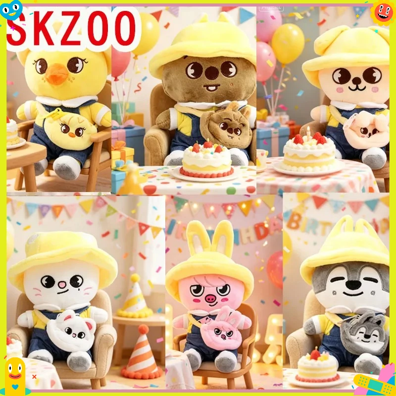 

KPOP skzoo 23CM kindergarten plush toys, cute cartoon ornaments, bedside ornaments, figurines, idol companion dolls, gifts 2026