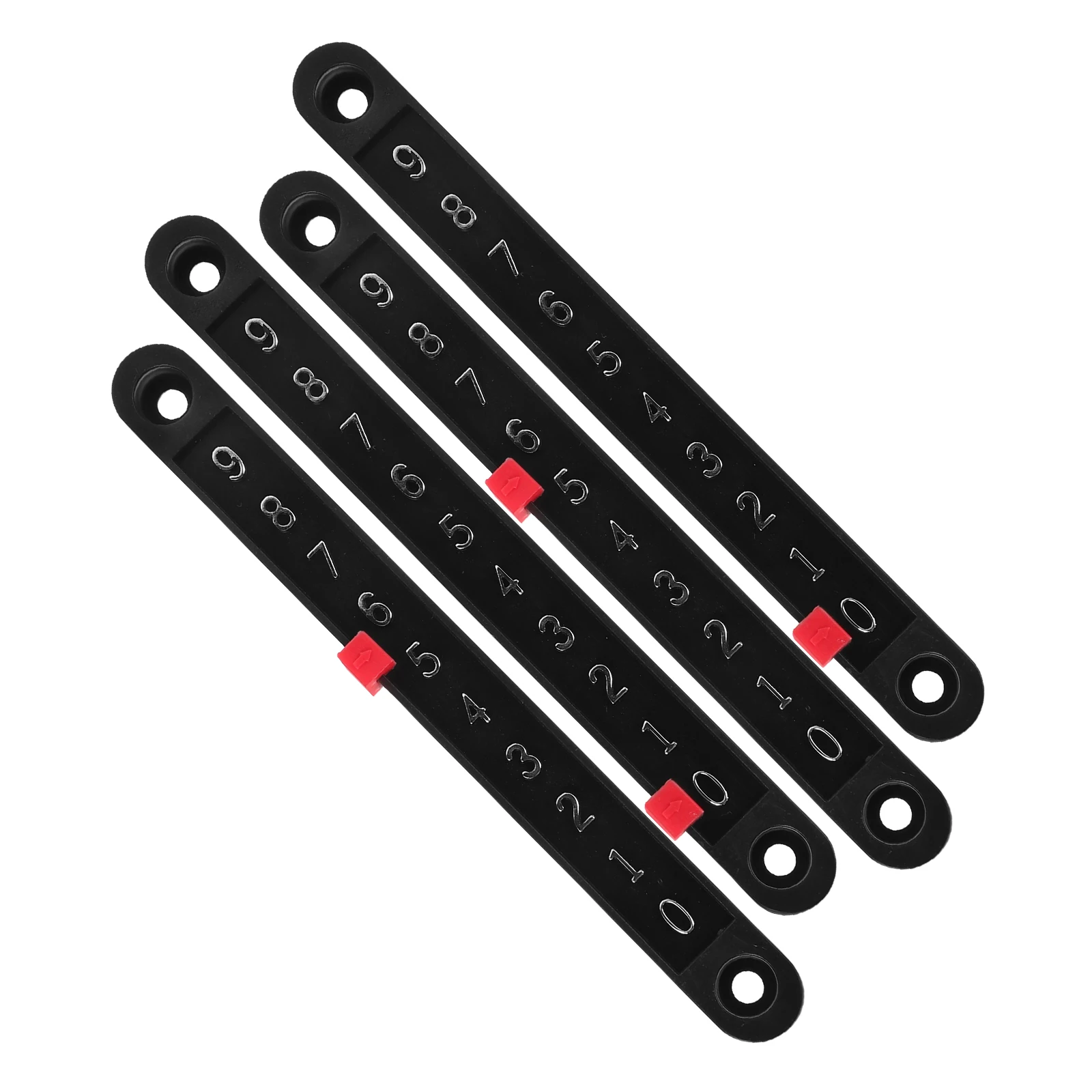 

4 Pcs Table Football Score Counter Durable Plastic Desktop Game Black Color Easy Compact Portable Soccer Parts